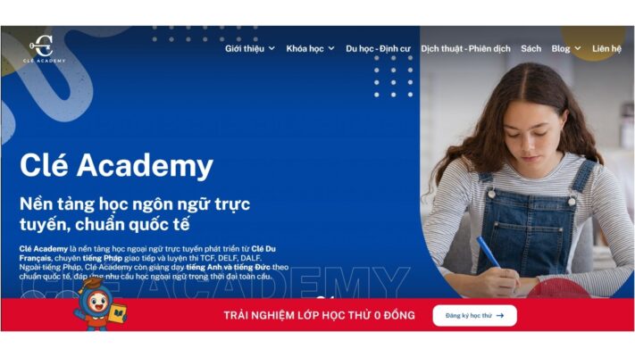 Clé Academy - trung tâm học tiếng Pháp được học viên lựa chọn hàng đầu